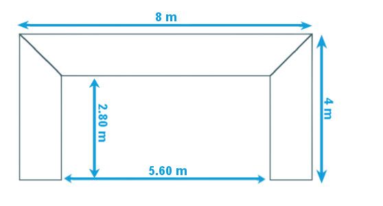 arche rectangle 8x4 dimensions print enseigne signaletique